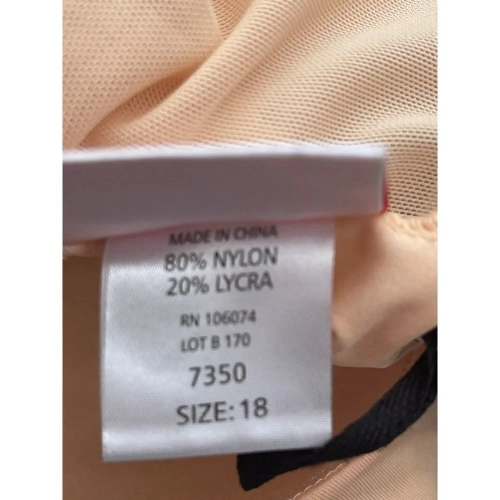 Ceeb Layered One Piece Swimsuit Size 18